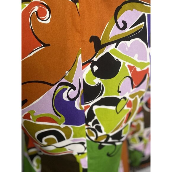 VTG Dana Buchman Size 4 Blazer Jacket Multi Color Abstract Pattern Lined USA EUC - Picture 9 of 16